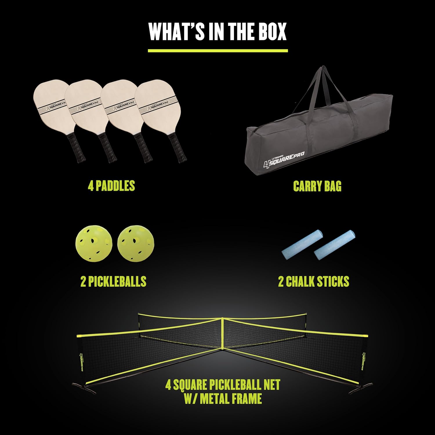 Triumph 4 Square Pickleball Pro Combo - Image 7