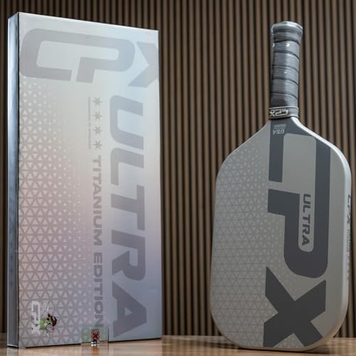 CPX Ultra Series Fiber-Reinforced Friction Surface Pickleball Paddle - 16mm Polypropylene Honeycomb Core, Lightweight for Speed - Image 6