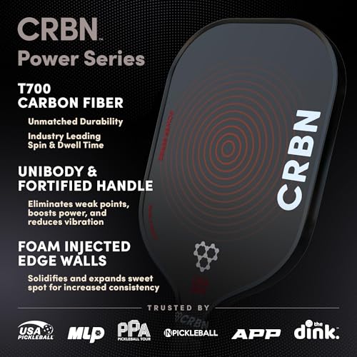 CRBN Pickleball Power Bundle - X Series Paddle, Paddle Eraser & Lead Tape for Peak Performance - Image 3