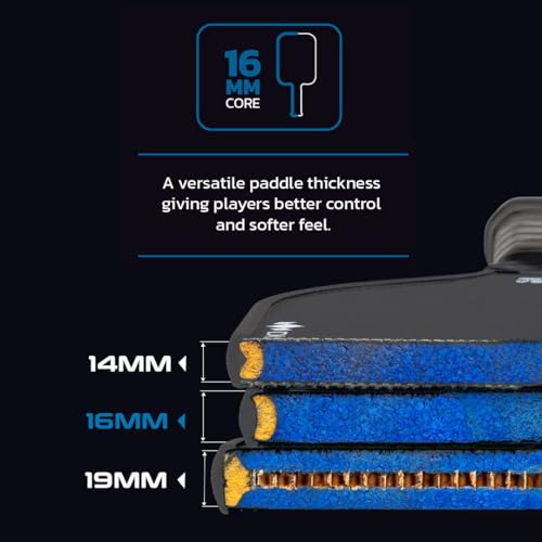 Diadem Warrior BluCore Pickleball Paddle | Pro Control & Power – Aramid Carbon Fiber Face, Durable EPP Core – Unmatched Durability, Consistency, and Performance, Lifetime Core Warranty | USAP Approved - Image 5