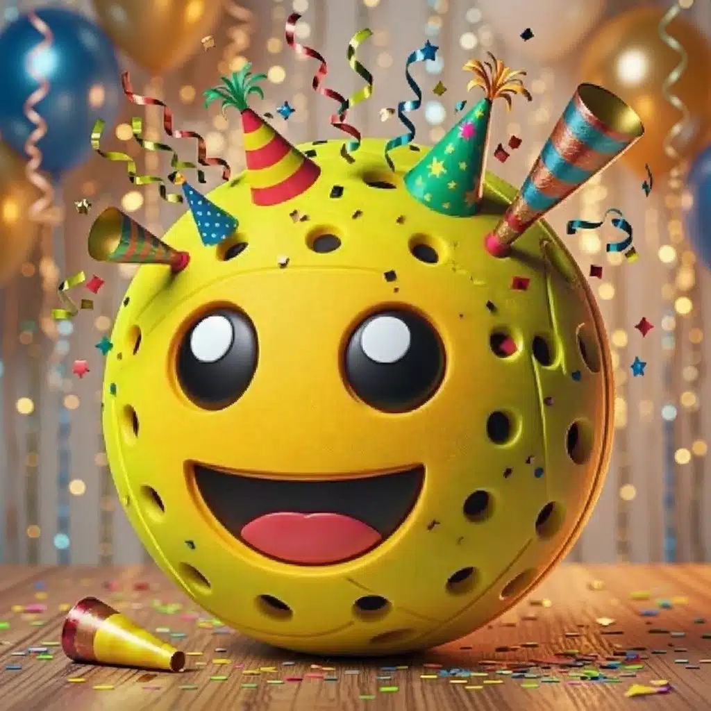 Pickleball Birthday Emoji Sticker – Funny Happy Birthday Gift for Pickleball Players & Lovers - Image 5