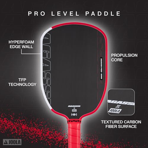 JOOLA Agassi PRO IV 16mm Pickleball Paddle w/Extended Sweet Spot - Carbon Fiber Surface Increases Spin & Control - SK Film for Power & Larger Sweet spot - UPA-A Certified - USAP Approved - NFC Chip - Image 7