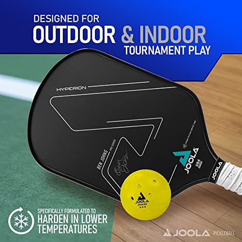 JOOLA Ben Johns Hyperion Pickleball Paddle - Carbon Surface, Elongated Handle, Polypropylene Core, Custom Cover + JOOLA Primo Indoor/Outdoor Pickleball Balls - Image 7