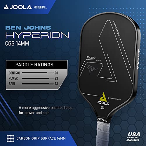 JOOLA Pickleball Paddles – Textured Carbon Grip Surface for Spin, Control & Power – Select Hyperion, Vision or Radius Shapes – Lightweight, Durable Rackets – Polypropylene Core – USAP Approved - Image 2