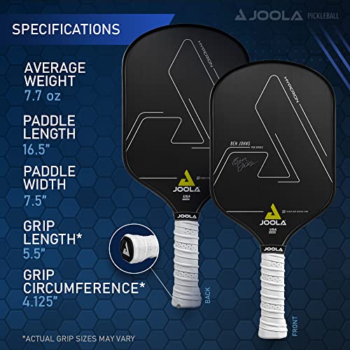 JOOLA Pickleball Paddles – Textured Carbon Grip Surface for Spin, Control & Power – Select Hyperion, Vision or Radius Shapes – Lightweight, Durable Rackets – Polypropylene Core – USAP Approved - Image 5