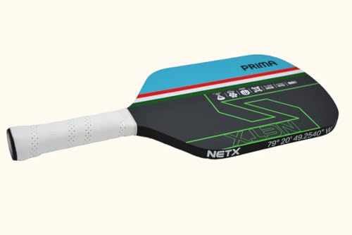 NETX Prima Original Pickleball Paddle – Limited Edition Carbon Fiber Pickleball Racket for Beginners & Advanced Players, Lightweight 7.8oz Edgeless Design with Honeycomb Core for Power & Control - Image 4