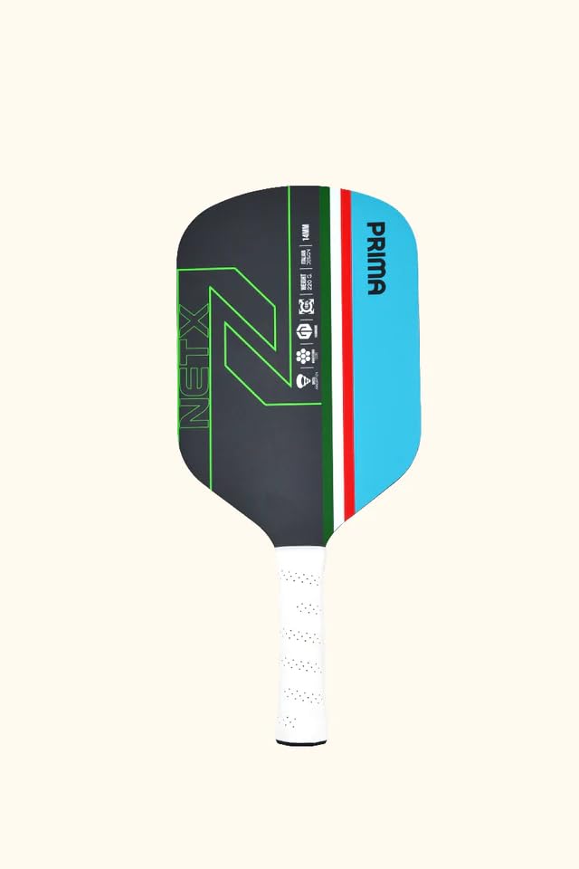 NETX Prima Original Pickleball Paddle – Limited Edition Carbon Fiber Pickleball Racket for Beginners & Advanced Players, Lightweight 7.8oz Edgeless Design with Honeycomb Core for Power & Control - Image 7