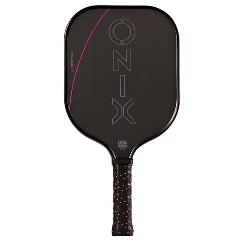 Onix Evoke Premier Raw Carbon Fiber Surface Medium-Weight Premium Perforated Grip One-Piece Construction Pickleball Paddle - Image 8