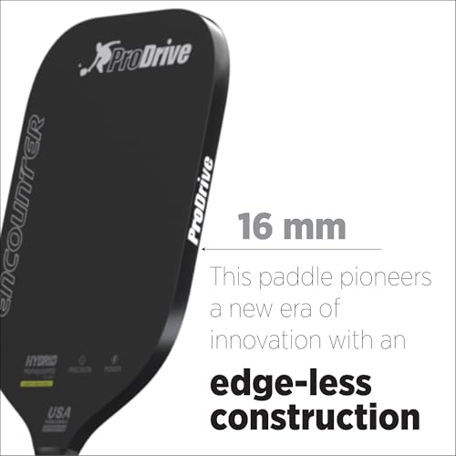 Prodrive Encounter Pickleball Paddle 16mm - 3 Layer (PP/Aramid/PP) Thermoformed with Foam Injected Walls - Includes Paddle Sleeve - Image 5