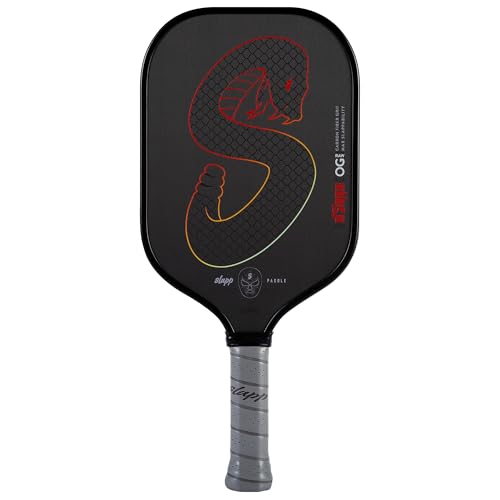 SlappSTIK OG Raw - El Slappo | Raw Carbon Fiber Pickleball Paddle with 14mm Honeycomb Core for Faster Ball Speed with Ultimate Spin and Consistency | USAPA Approved - Image 3