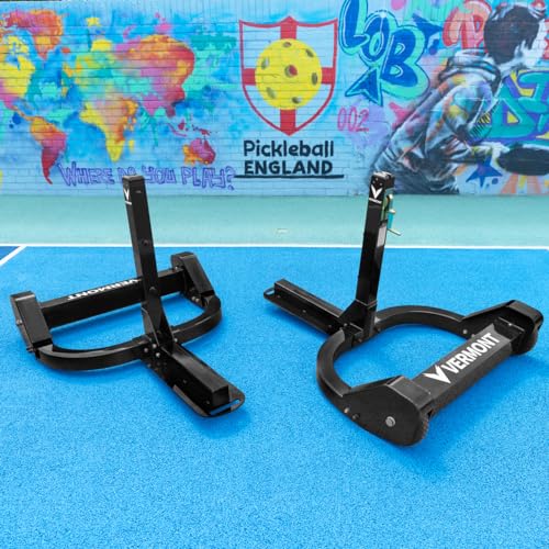 Vermont Self-Weighted Pickleball Posts & Net | Heavy-Duty Aluminum Pickleball Posts with Galvanized Steel Weights - Freestanding & Portable Set - Image 4