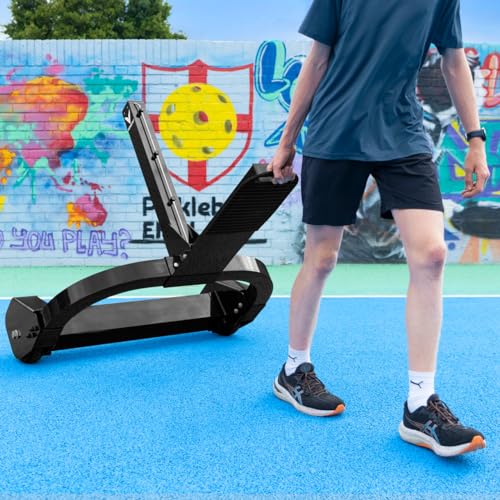 Vermont Self-Weighted Pickleball Posts & Net | Heavy-Duty Aluminum Pickleball Posts with Galvanized Steel Weights - Freestanding & Portable Set - Image 5