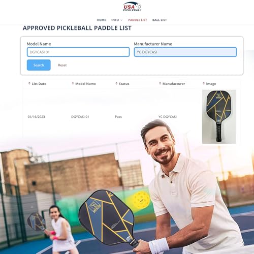 YC DGYCASI Pickleball Paddles Set of 2, USAPA Approved Carbon Fiber Surface Pickleball Set, Lightweight Pickle Ball Rackets 2 Pack, 2 Outdoor Pickleball, 2 Indoor Pickleball, 1 Pickleball Bag - Image 7